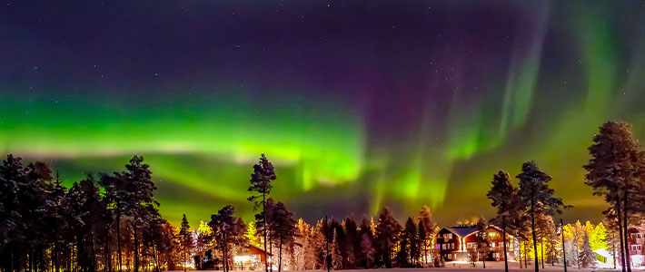 Aurora Boreal en Laponia