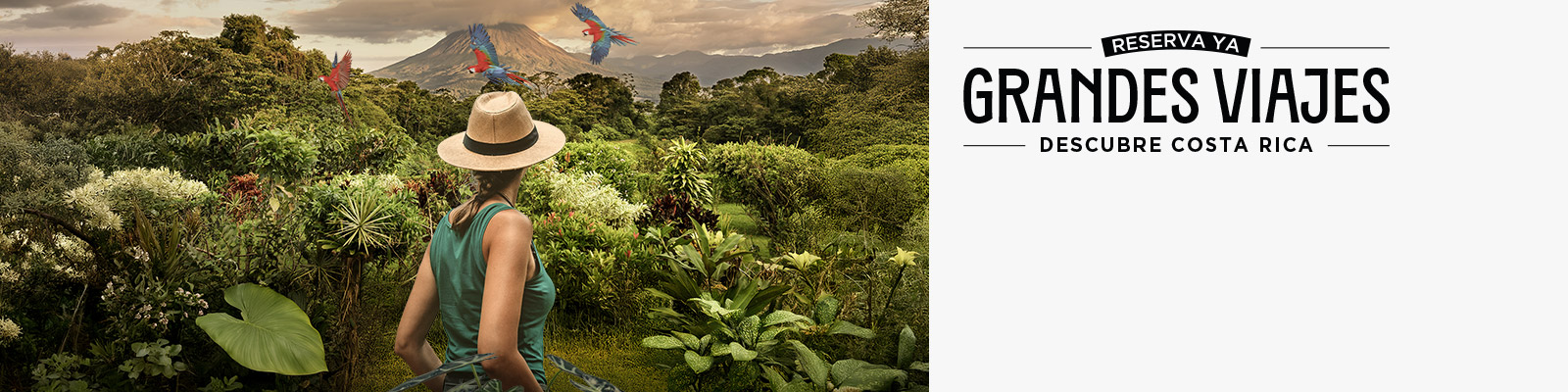 Reserva ya tu viaje a Costa Rica
