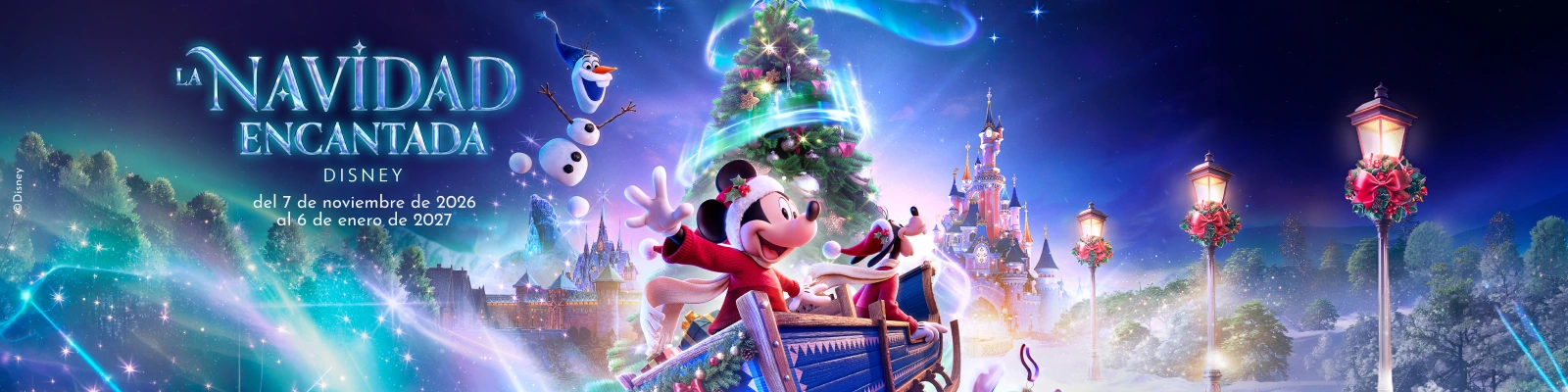 Estas Navidades, vive la magia de Disneyland® Paris
