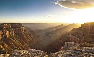 Atardecer en el Gran Cañon del Colorado