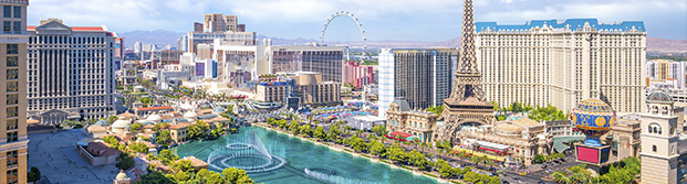 Vista panorámica de Las Vegas